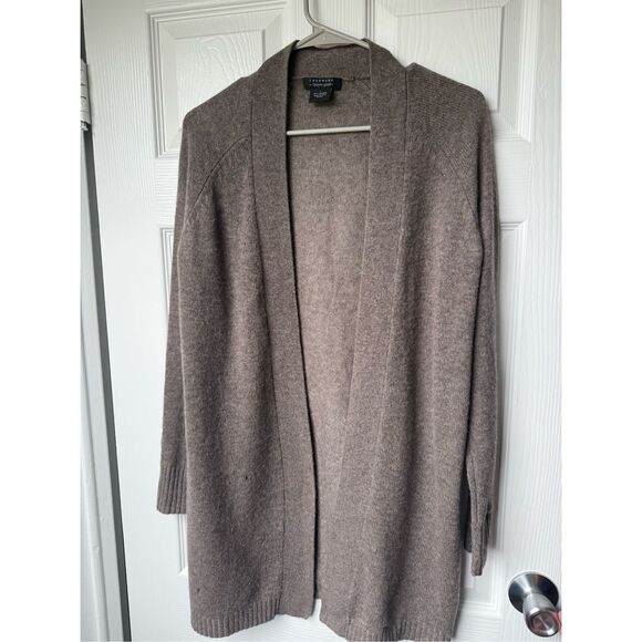 Cashmere by Bloomingdales Tan Cardigan Sweater Women's Small - Picture 1 of 7